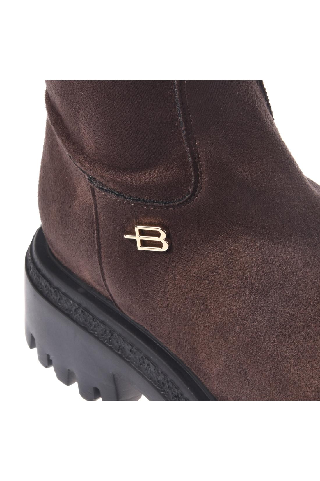 Baldinini-Boot in dark brown eco suede-Stiefel & Stiefeletten-Black-Deal-Outlet-by-ARCHIVIST