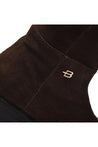 Baldinini-Boots in dark brown suede-Stiefel & Stiefeletten-Black-Deal-Outlet-by-ARCHIVIST