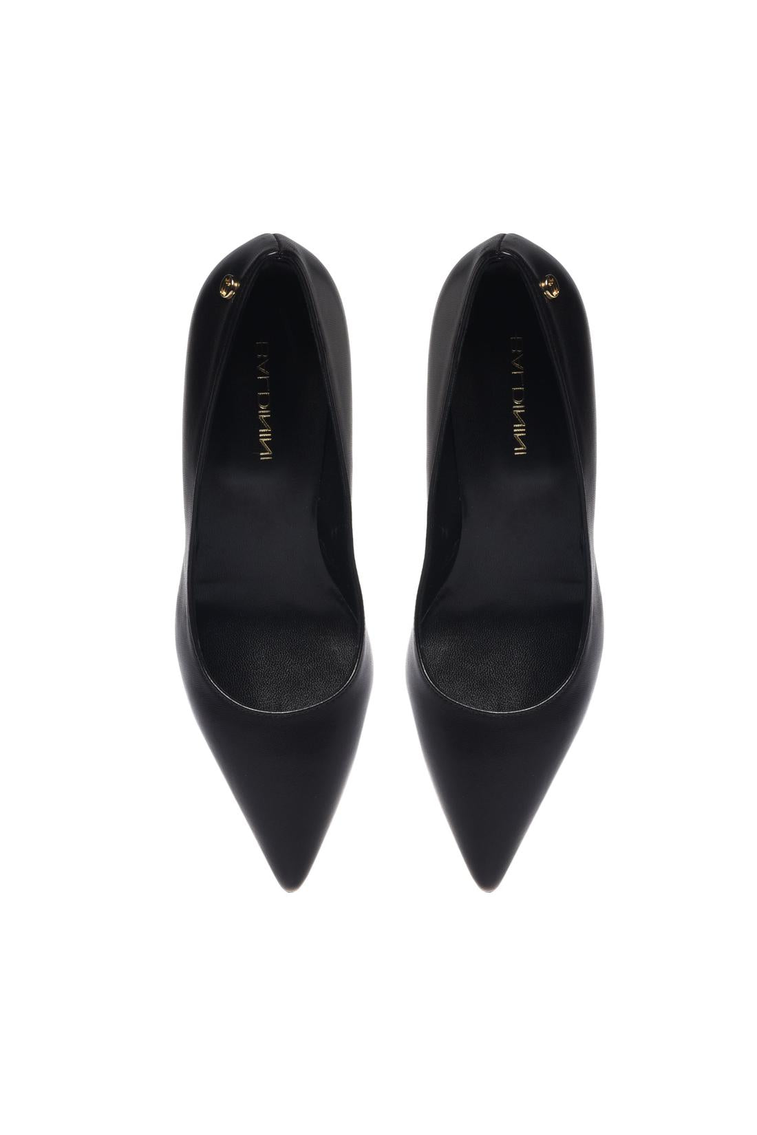 Pumps in black nappa leather