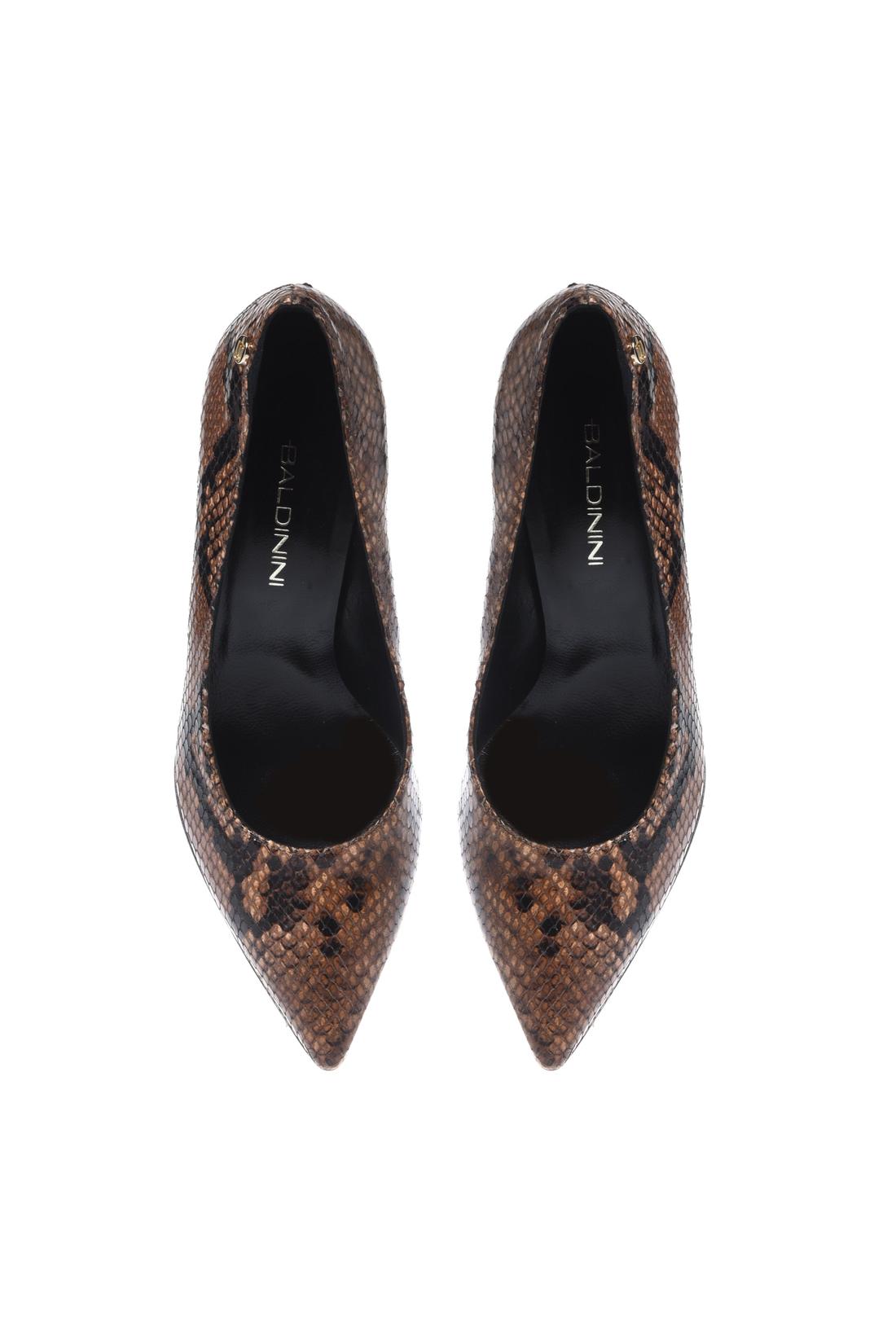 Baldinini-Brown snake print court shoes-Pumps-Black-Deal-Outlet-by-ARCHIVIST