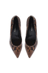Baldinini-Brown snake print court shoes-Pumps-Black-Deal-Outlet-by-ARCHIVIST