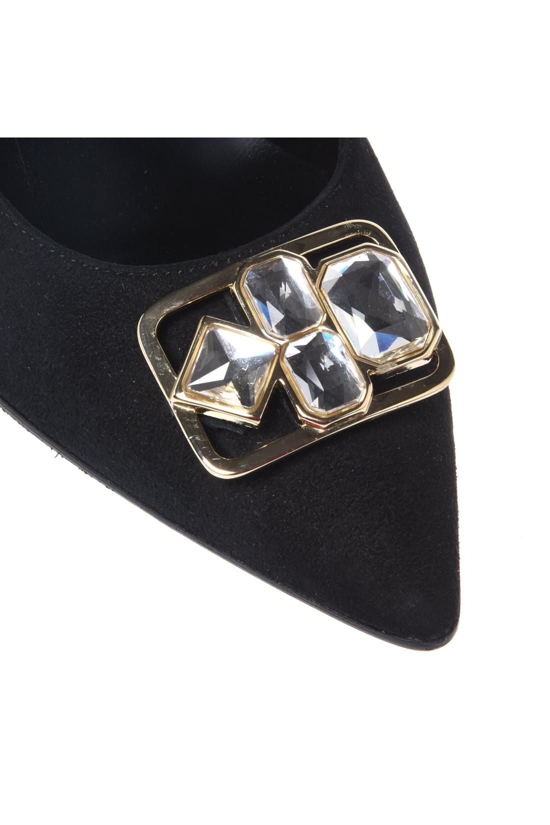 Baldinini-Black suede court shoes-Pumps-Black-Deal-Outlet-by-ARCHIVIST