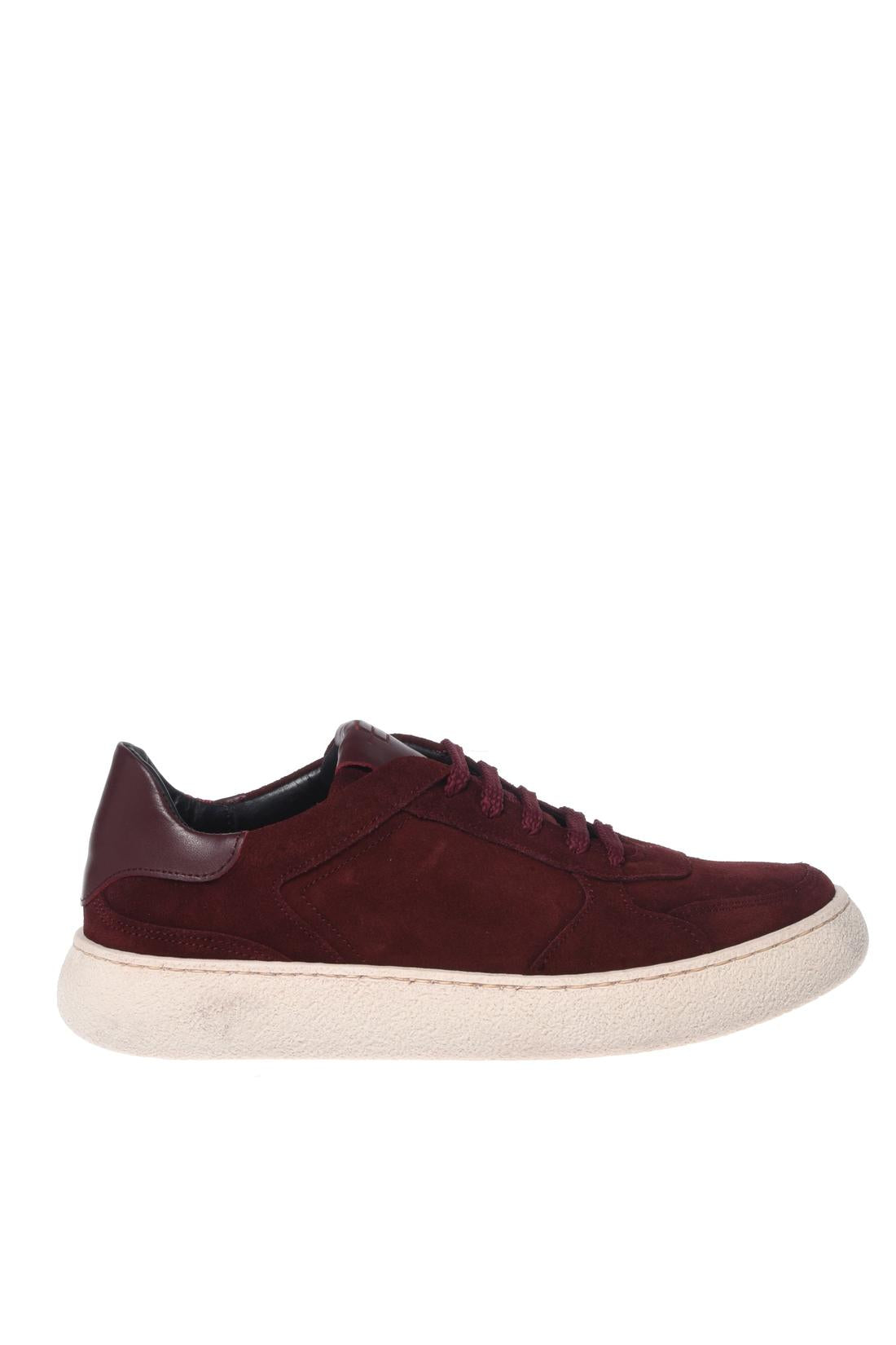 Baldinini-Burgundy suede leather trainers-Sneaker-Black-Deal-Outlet-by-ARCHIVIST