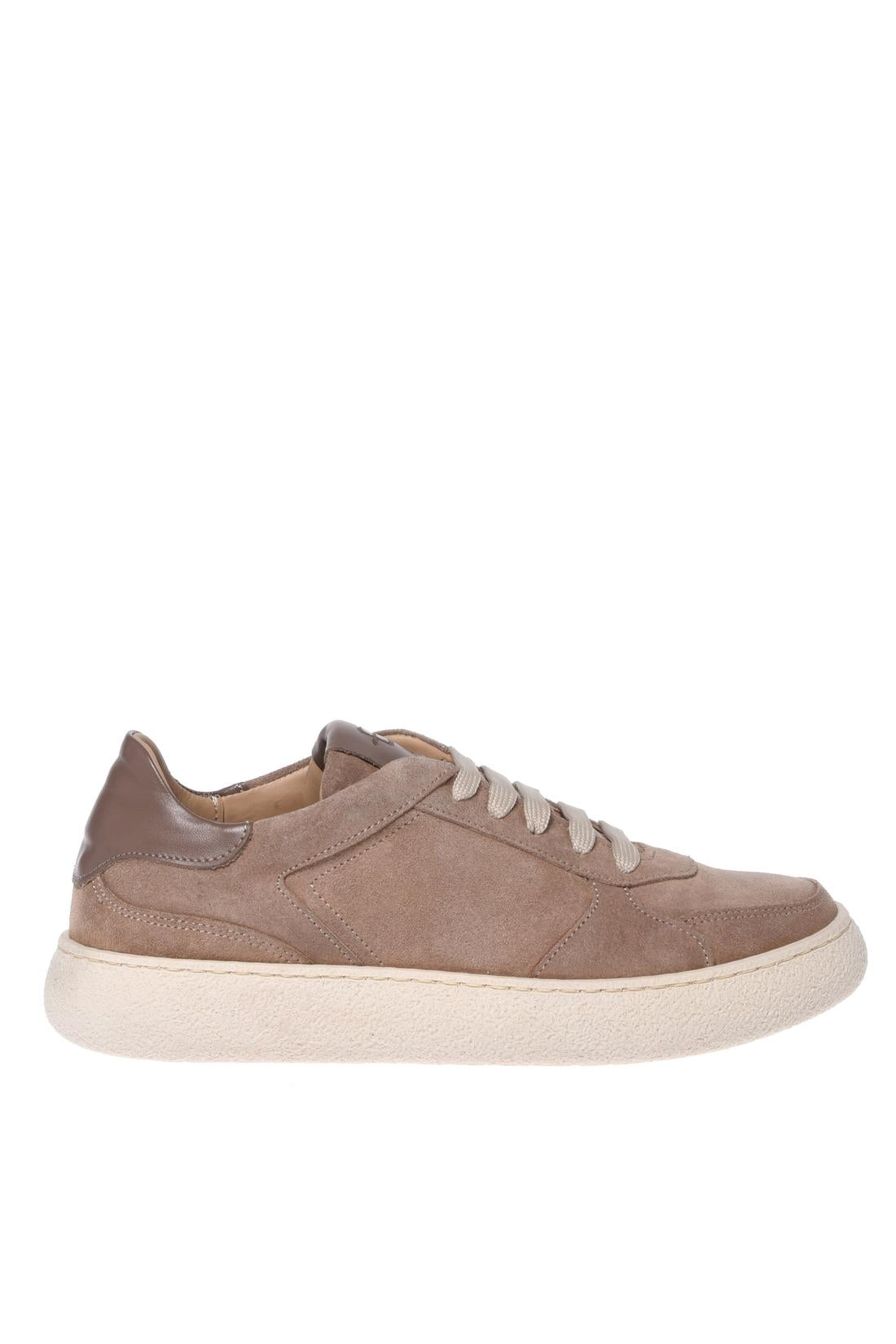 Baldinini-Beige suede leather trainers-Sneaker-Black-Deal-Outlet-by-ARCHIVIST