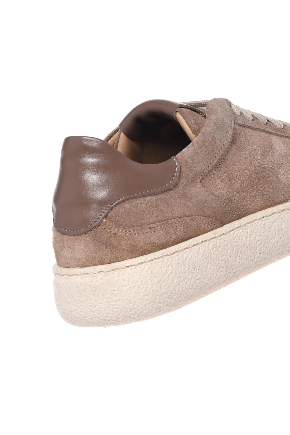 Baldinini-Beige suede leather trainers-Sneaker-Black-Deal-Outlet-by-ARCHIVIST