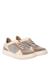 Baldinini-Beige suede leather and grey woollen fabric trainers-Sneaker-Black-Deal-Outlet-by-ARCHIVIST