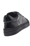 Baldinini-Sneaker in black leather and black naplak-Sneaker-Black-Deal-Outlet-by-ARCHIVIST