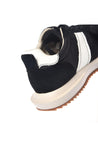 Baldinini-Black leather and nylon sneakers-Sneaker-Black-Deal-Outlet-by-ARCHIVIST