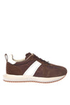 Baldinini-Brown leather and nylon sneakers﻿-Sneaker-Black-Deal-Outlet-by-ARCHIVIST