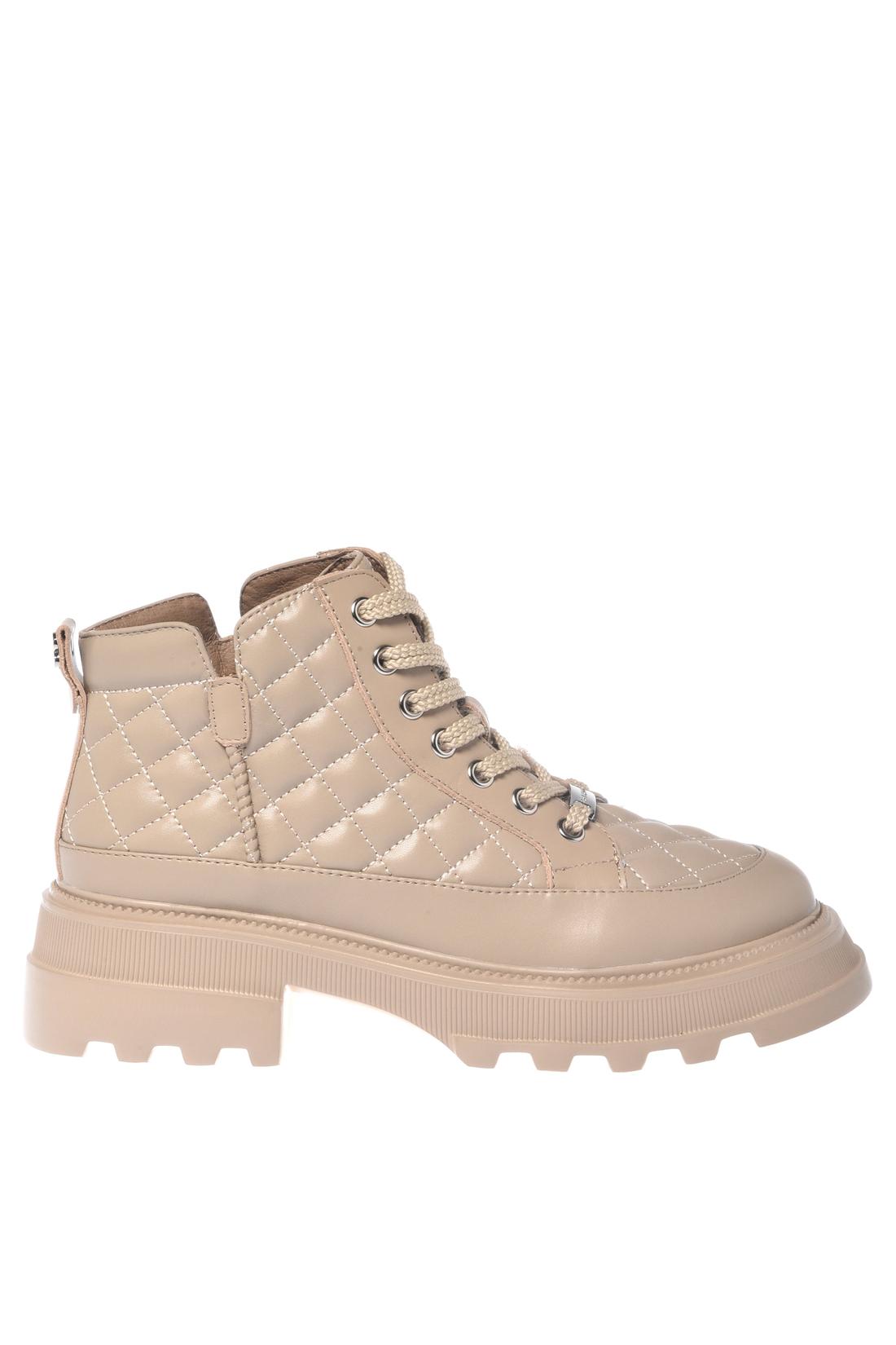 Baldinini-Nude quilted leather ankle boots-Stiefel & Stiefeletten-Black-Deal-Outlet-by-ARCHIVIST