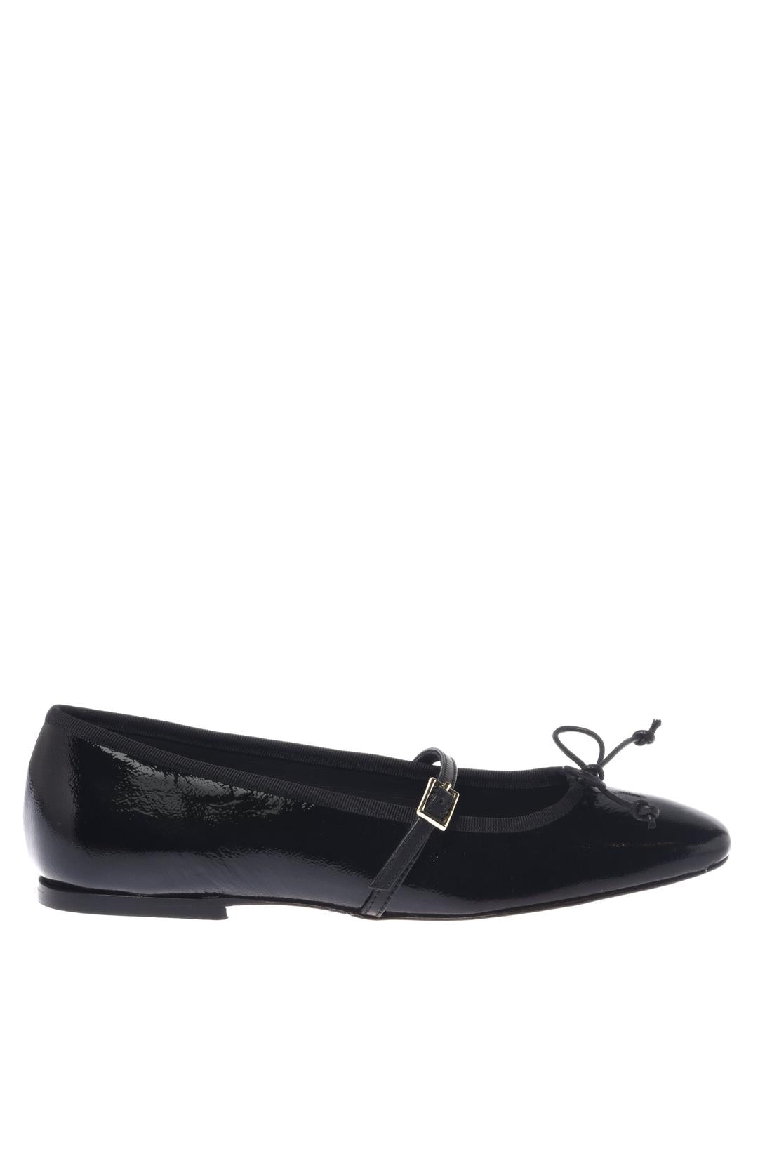 Baldinini-Ballerina in black naplak-Flache Schuhe-Black-Deal-Outlet-by-ARCHIVIST