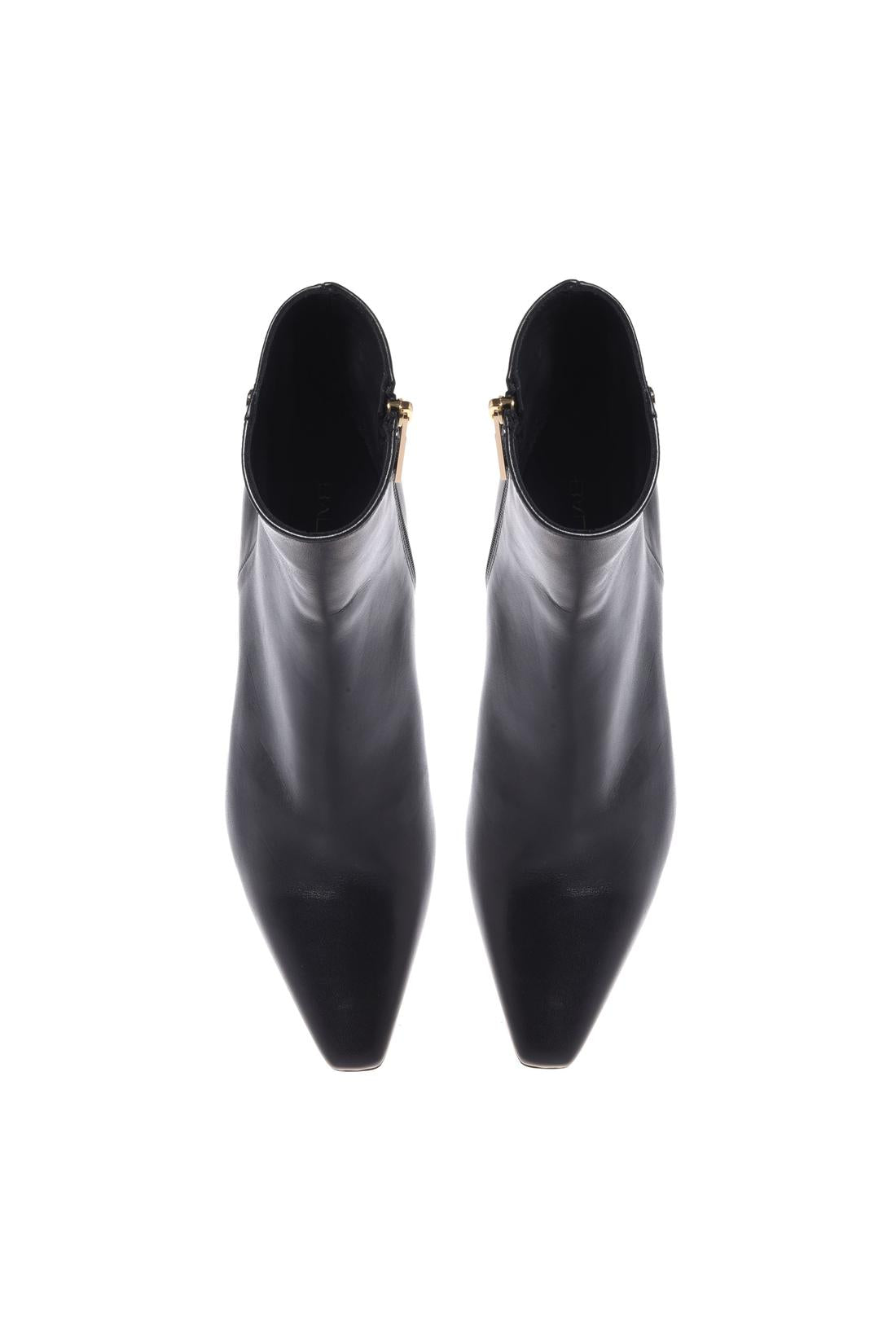 Baldinini-Black Nappa leather ankle boots-Stiefel & Stiefeletten-Black-Deal-Outlet-by-ARCHIVIST