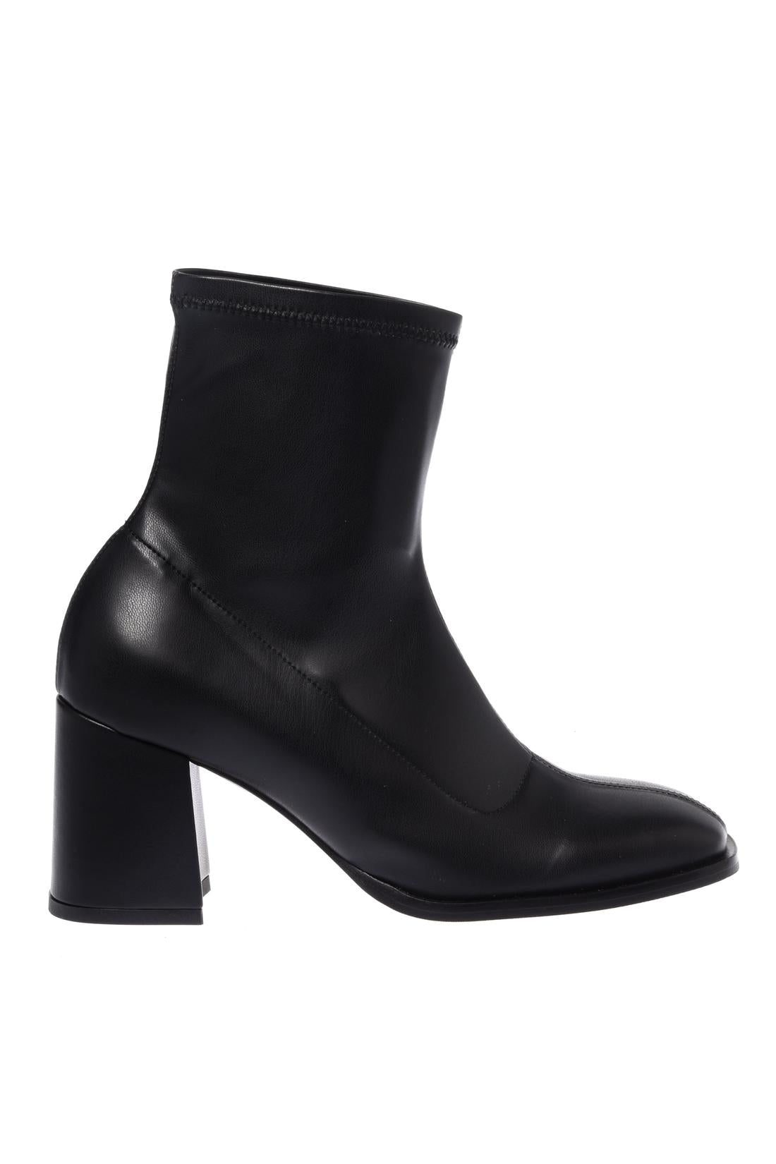 Baldinini-Black eco-leather ankle boots-Stiefel & Stiefeletten-Black-Deal-Outlet-by-ARCHIVIST