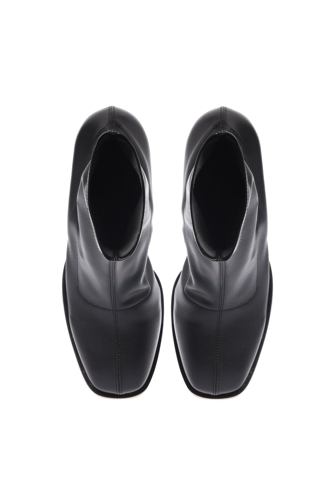 Baldinini-Black eco-leather ankle boots-Stiefel & Stiefeletten-Black-Deal-Outlet-by-ARCHIVIST