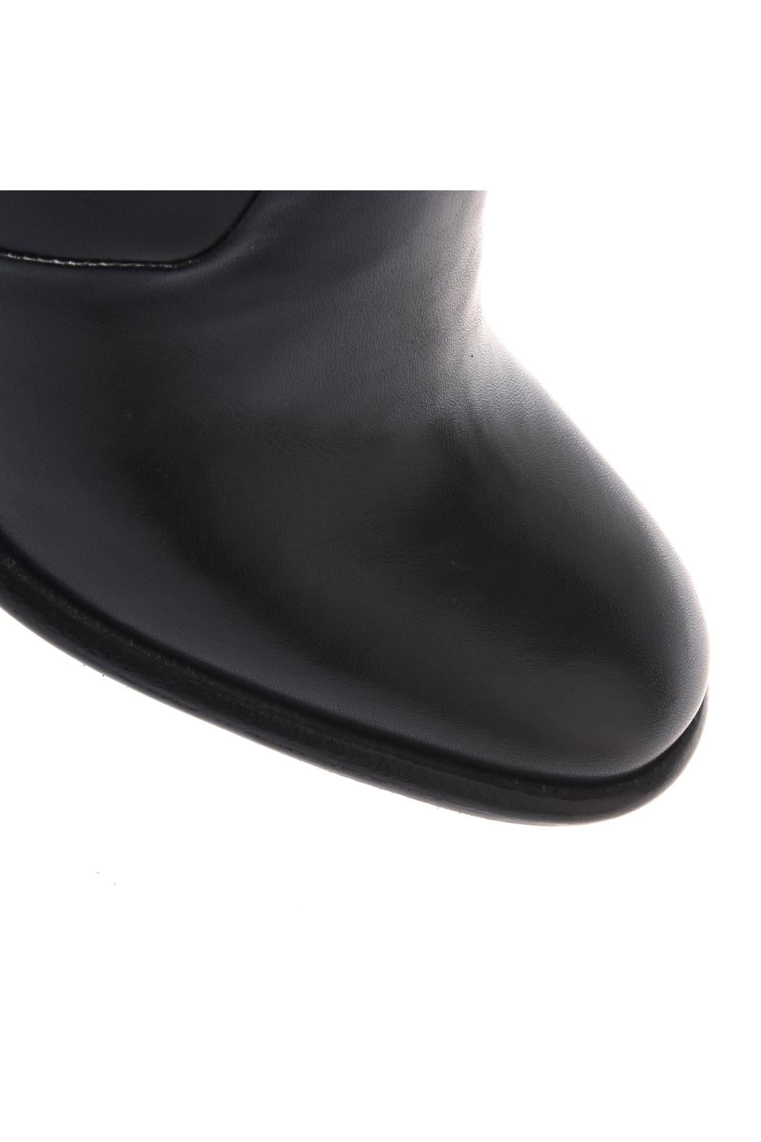 Baldinini-Black Nappa leather ankle boots-Stiefel & Stiefeletten-Black-Deal-Outlet-by-ARCHIVIST
