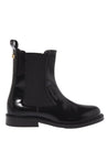 Baldinini-Black brushed leather ankle boots-Stiefel & Stiefeletten-Black-Deal-Outlet-by-ARCHIVIST