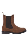 Baldinini-Brown suede leather ankle boots-Stiefel & Stiefeletten-Black-Deal-Outlet-by-ARCHIVIST