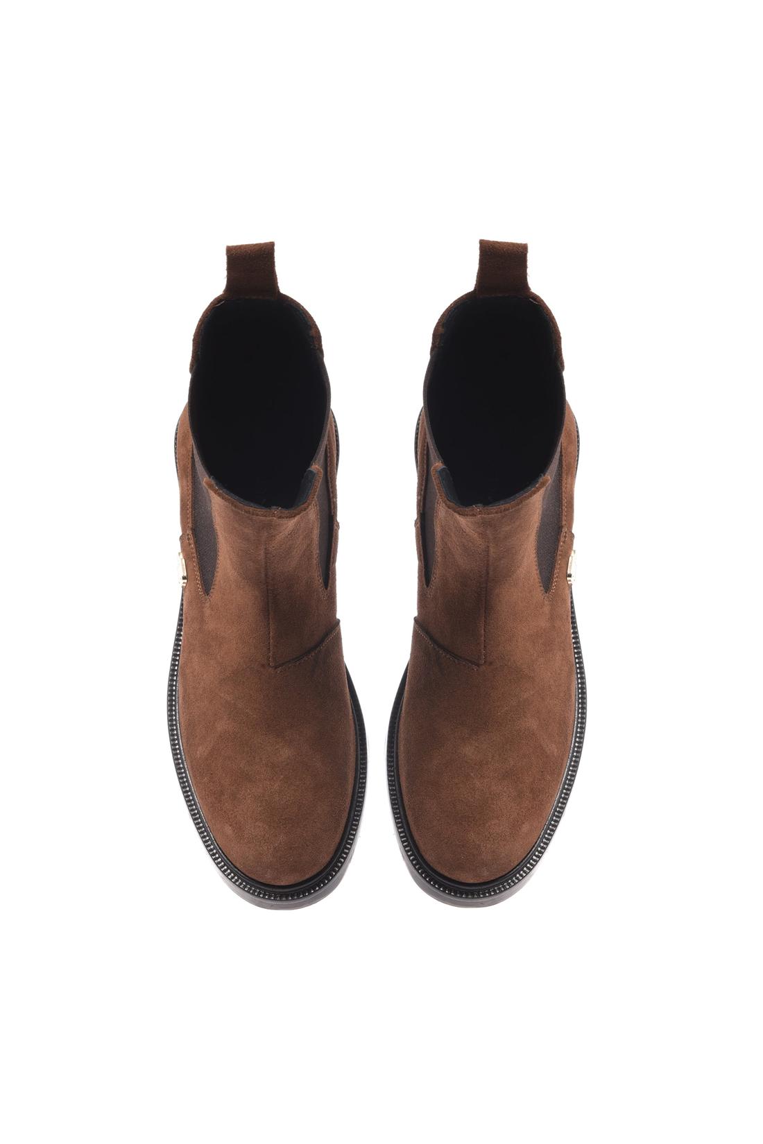 Baldinini-Brown suede leather ankle boots-Stiefel & Stiefeletten-Black-Deal-Outlet-by-ARCHIVIST