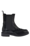 Baldinini-Black brushed leather ankle boots-Stiefel & Stiefeletten-Black-Deal-Outlet-by-ARCHIVIST