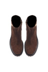 Baldinini-Dark brown suede leather ankle boots-Stiefel & Stiefeletten-Black-Deal-Outlet-by-ARCHIVIST