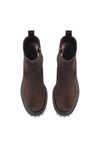 Baldinini-Ankle boots in dark brown suede-Stiefel & Stiefeletten-Black-Deal-Outlet-by-ARCHIVIST