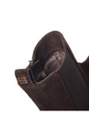 Baldinini-Ankle boots in dark brown suede-Stiefel & Stiefeletten-Black-Deal-Outlet-by-ARCHIVIST