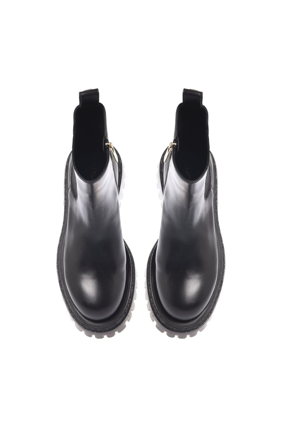 Baldinini-Ankle boots in black leather-Stiefel & Stiefeletten-Black-Deal-Outlet-by-ARCHIVIST
