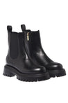 Baldinini-Ankle boots in black leather-Stiefel & Stiefeletten-Black-Deal-Outlet-by-ARCHIVIST