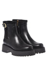 Baldinini-Black leather ankle boots-Stiefel & Stiefeletten-Black-Deal-Outlet-by-ARCHIVIST