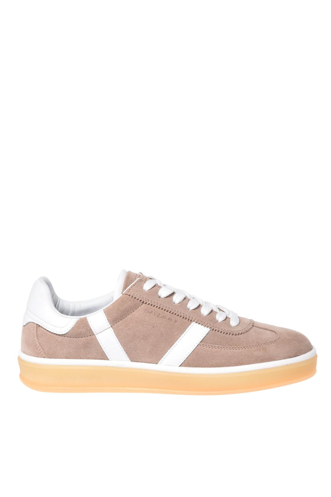 Beige suede sneaker