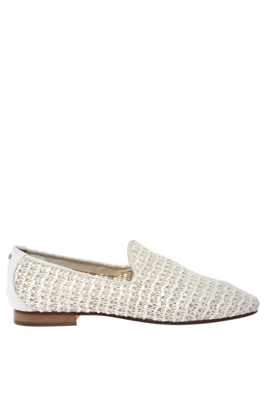 Off-white raffia loafer-Baldinini-OUTLET-35-PANNA-ARCHIVIST-ARCHIVE-SALE