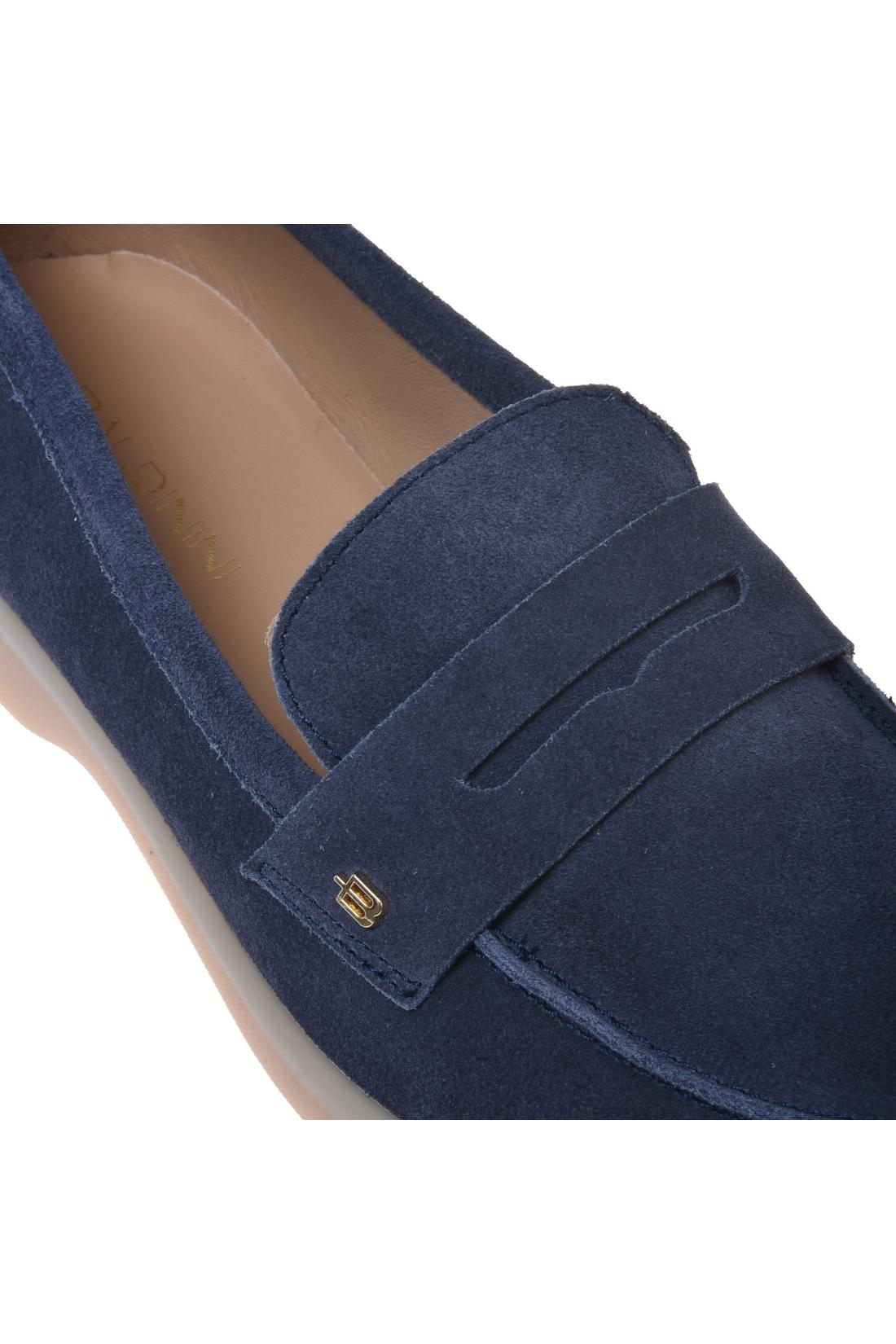Loafer in blue suede-Baldinini-OUTLET-ARCHIVIST-ARCHIVE-SALE