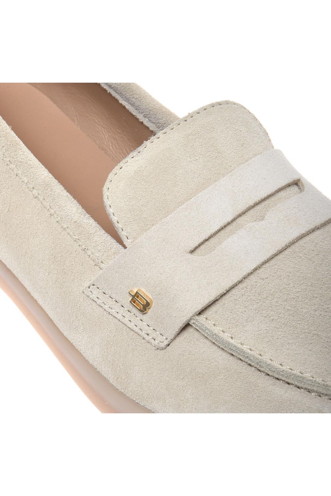 Off‑white suede loafer-Baldinini-OUTLET-ARCHIVIST-ARCHIVE-SALE