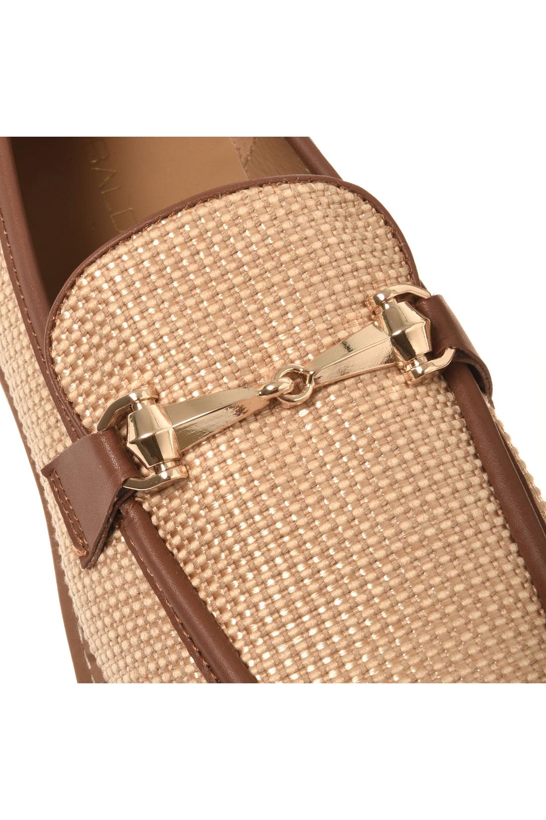 Beige canvas loafer-Baldinini-OUTLET-ARCHIVIST-ARCHIVE-SALE
