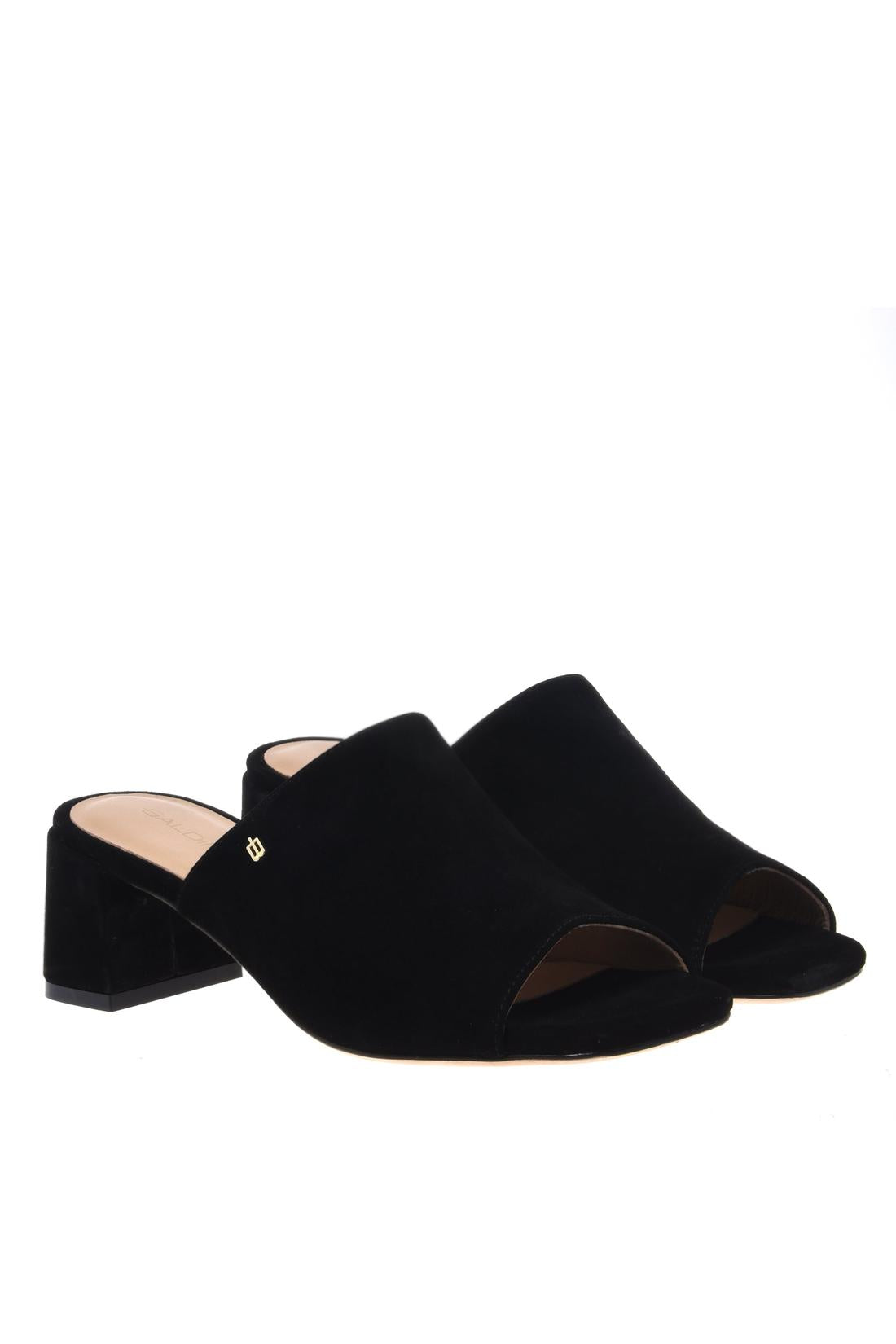 Black suede mule-Baldinini-OUTLET-ARCHIVIST-ARCHIVE-SALE