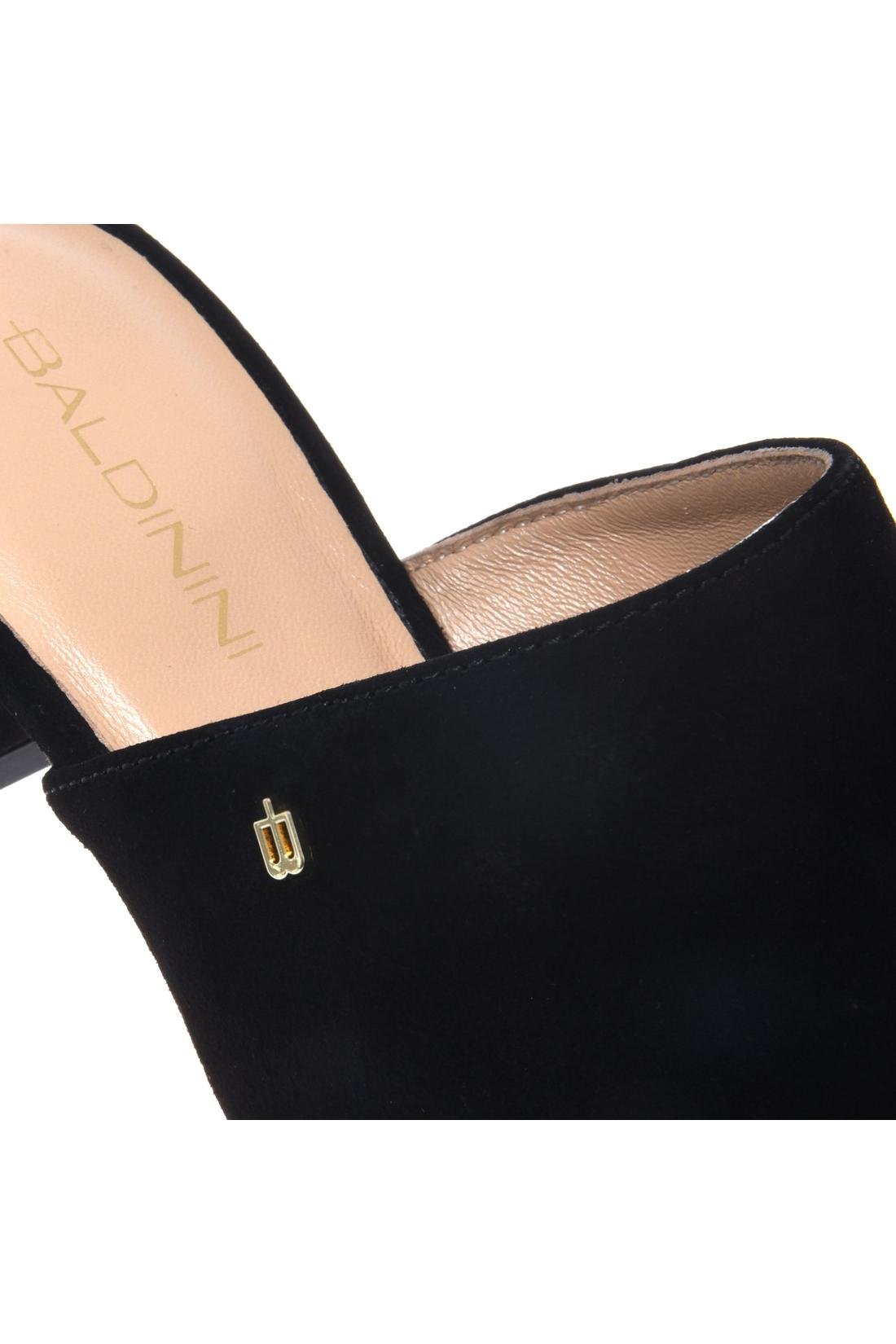 Black suede mule-Baldinini-OUTLET-ARCHIVIST-ARCHIVE-SALE