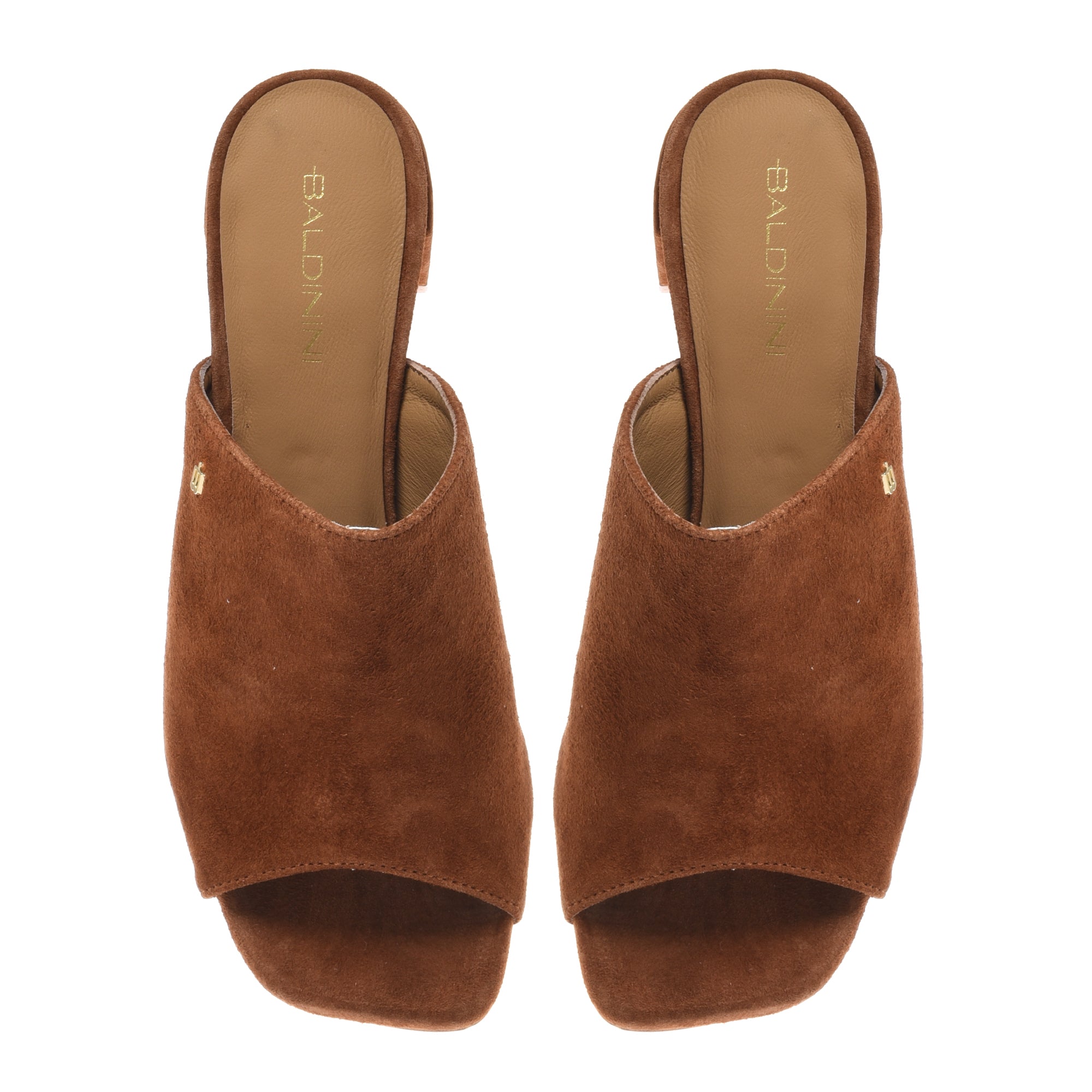 Tan suede mule-Baldinini-OUTLET-ARCHIVIST-ARCHIVE-SALE