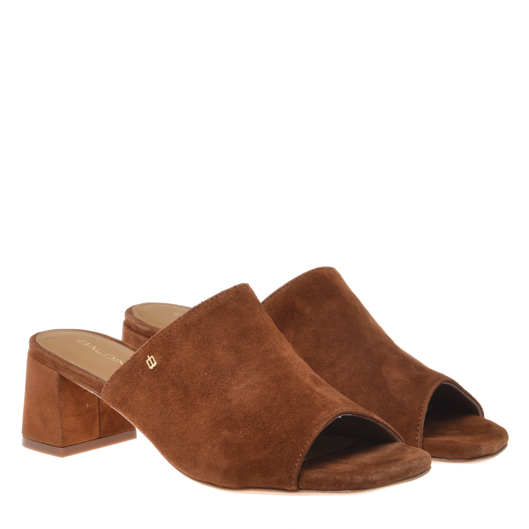 Tan suede mule-Baldinini-OUTLET-ARCHIVIST-ARCHIVE-SALE