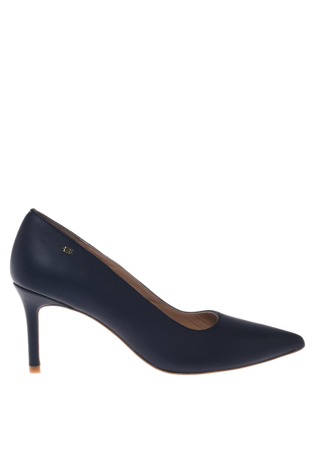 Pump in leather blue-Baldinini-OUTLET-35-NAVY-ARCHIVIST-ARCHIVE-SALE