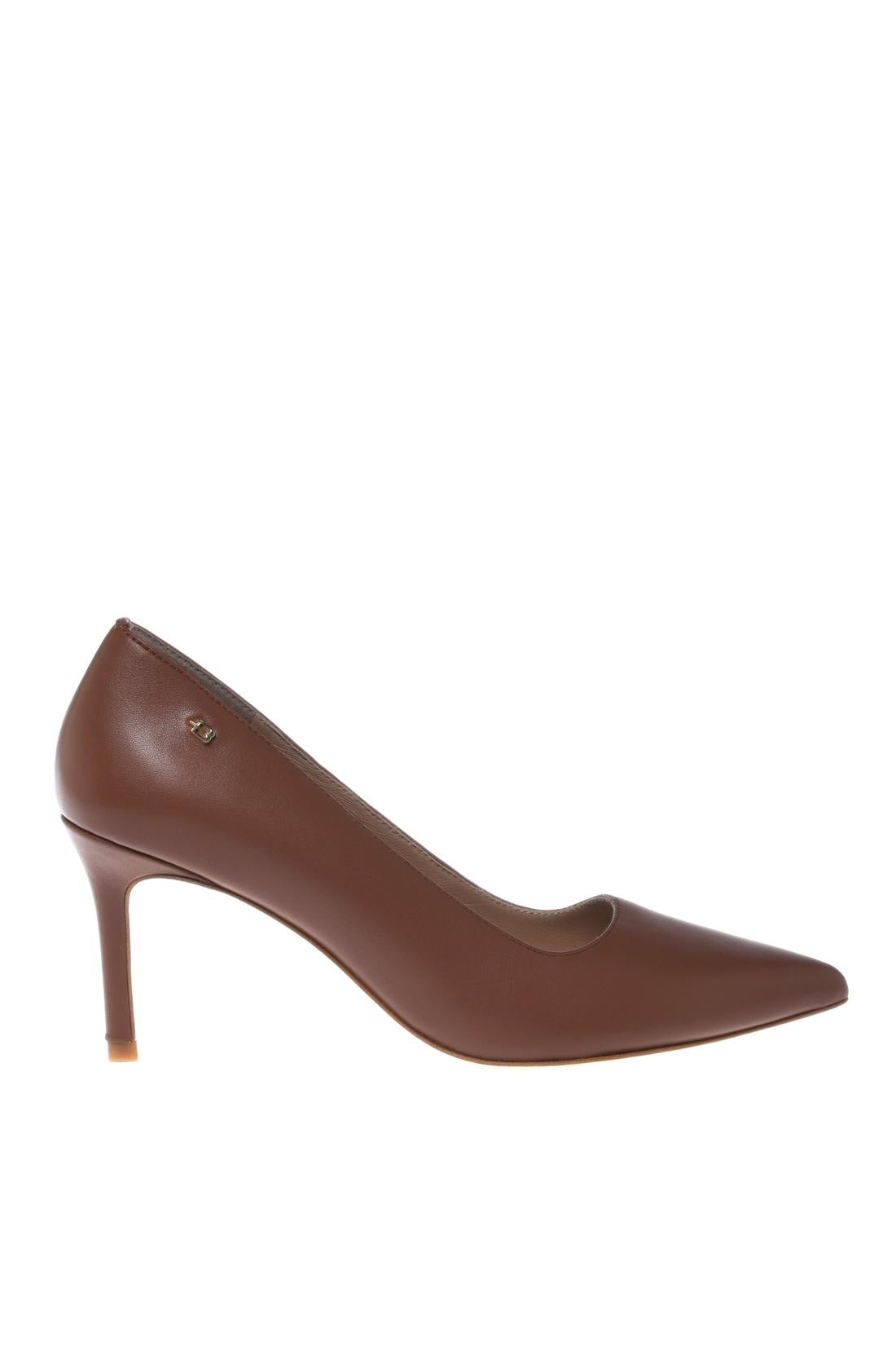 Pump in leather brown-Baldinini-OUTLET-35-CUOIO-ARCHIVIST-ARCHIVE-SALE