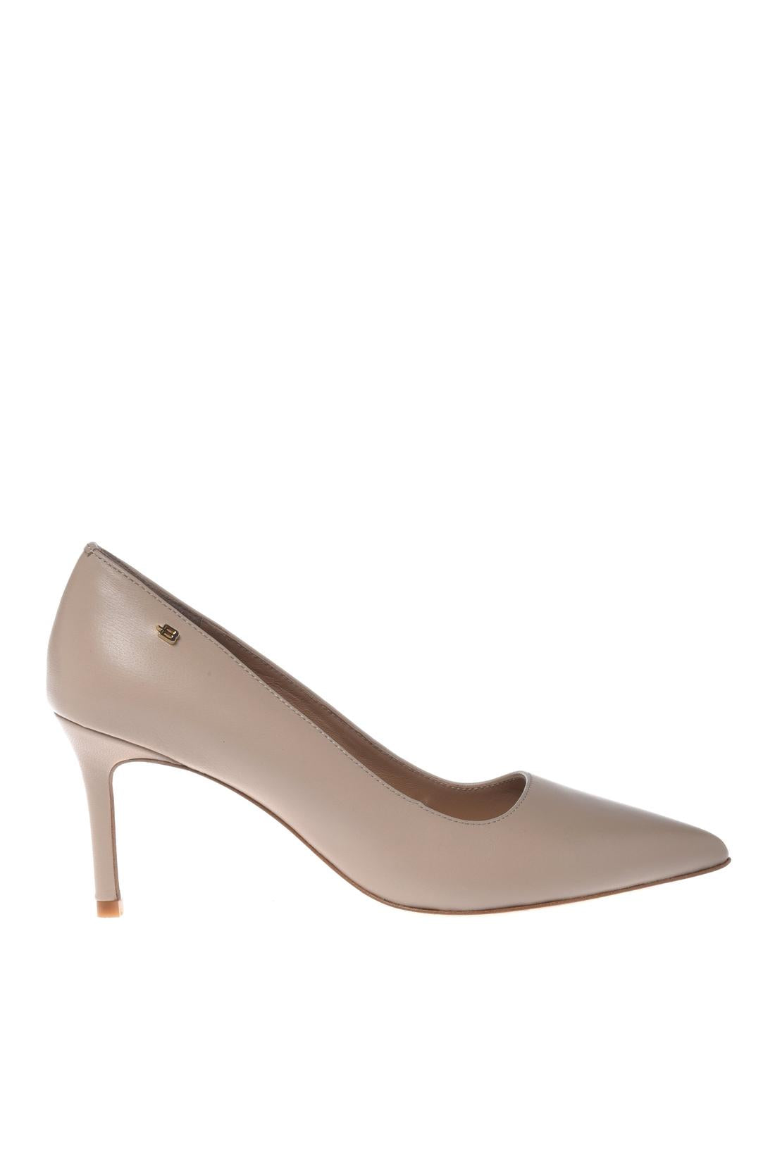 Pump in leather nude-Baldinini-OUTLET-35-NUDE-ARCHIVIST-ARCHIVE-SALE