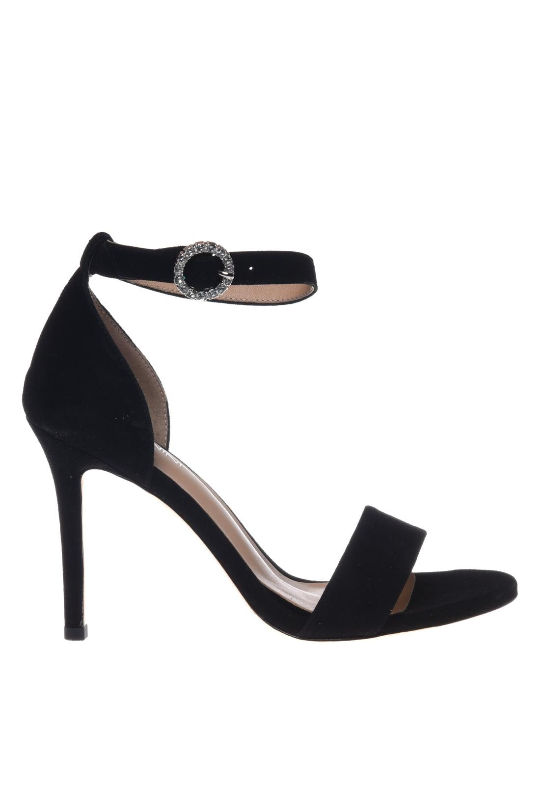 Sandal in suede black