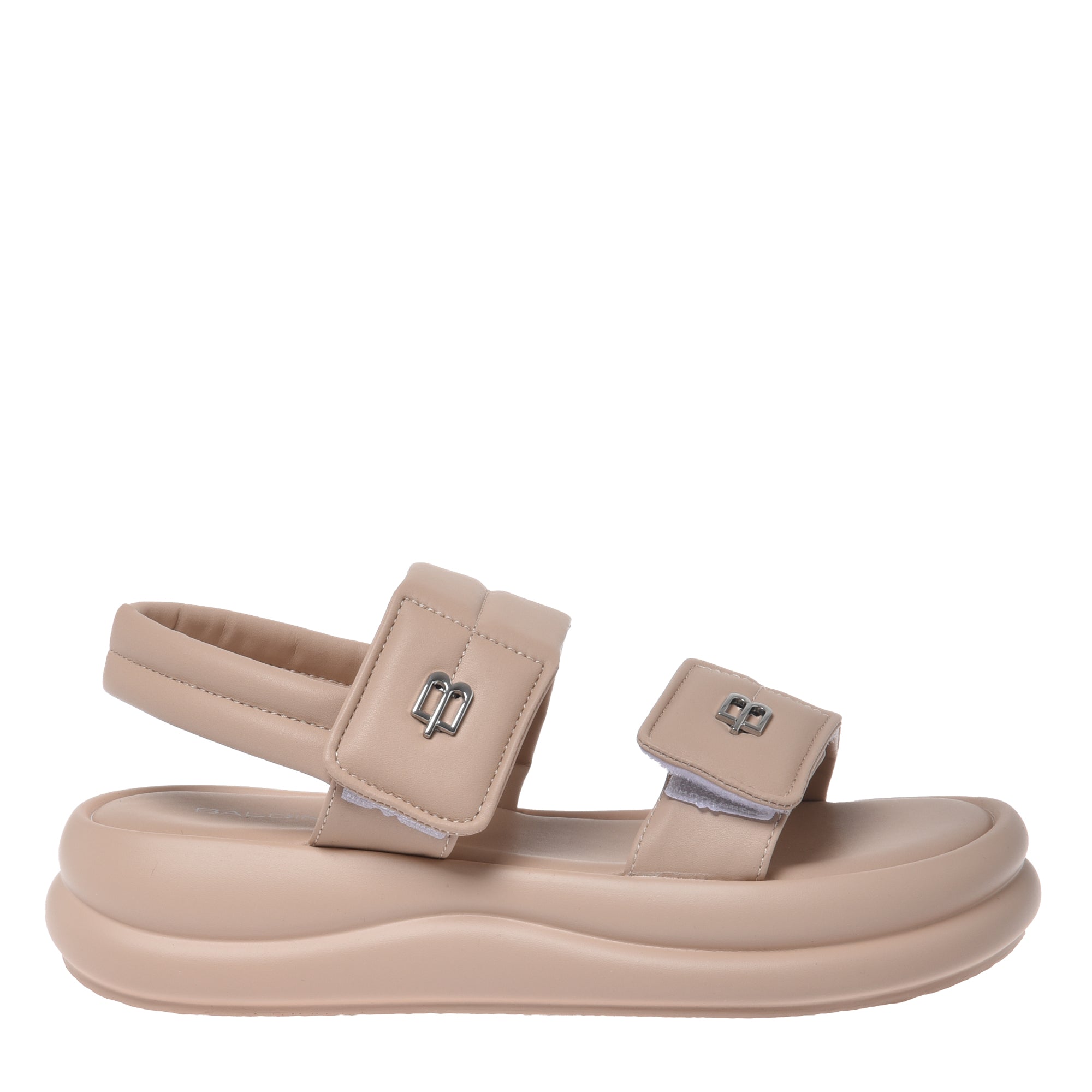 Sandal in nude faux leather-Baldinini-OUTLET-41-NUDE-ARCHIVIST-ARCHIVE-SALE