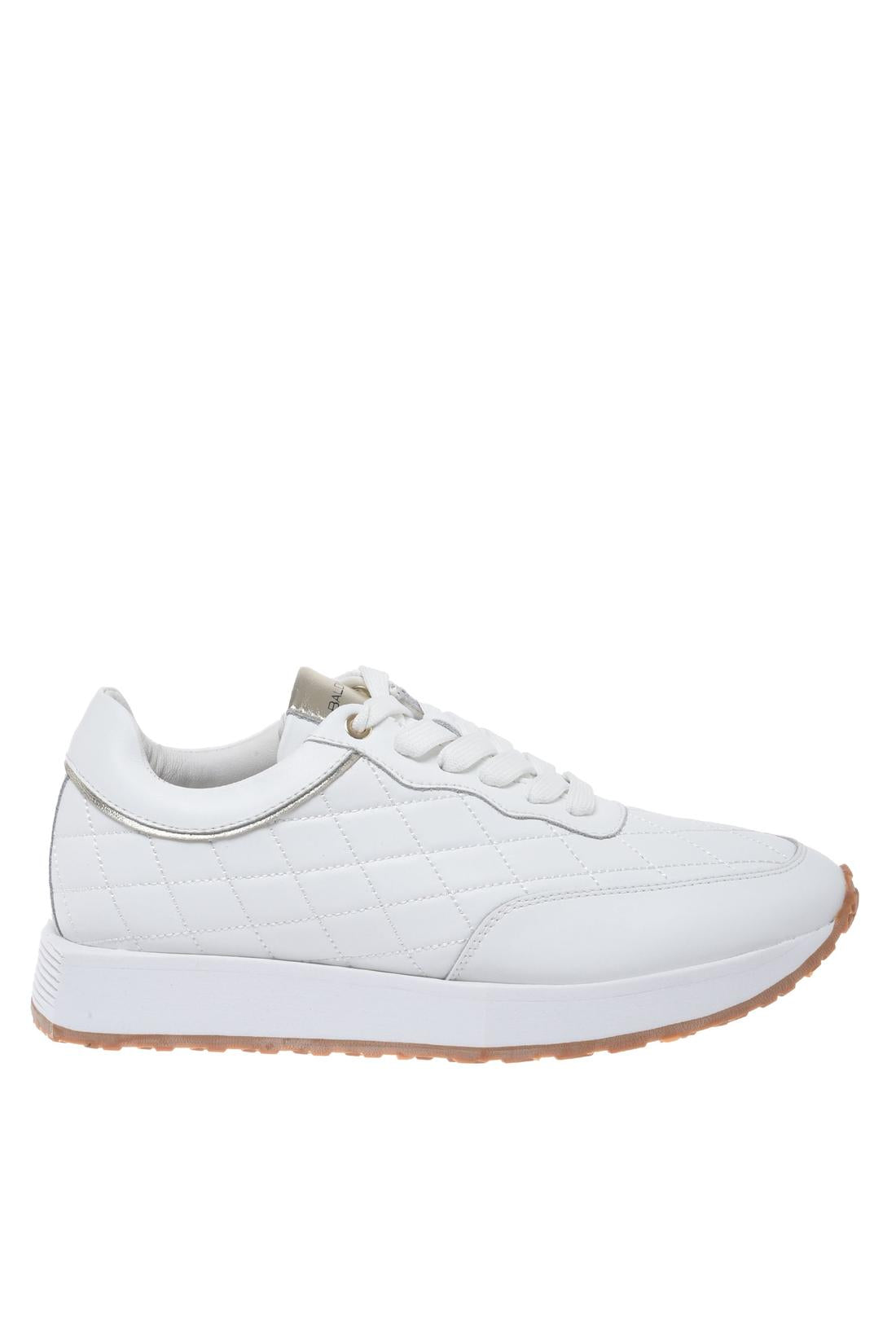 White quilted leather sneaker-Sneaker-Baldinini-OUTLET-35-PANNA-ARCHIVIST-ARCHIVE-SALE