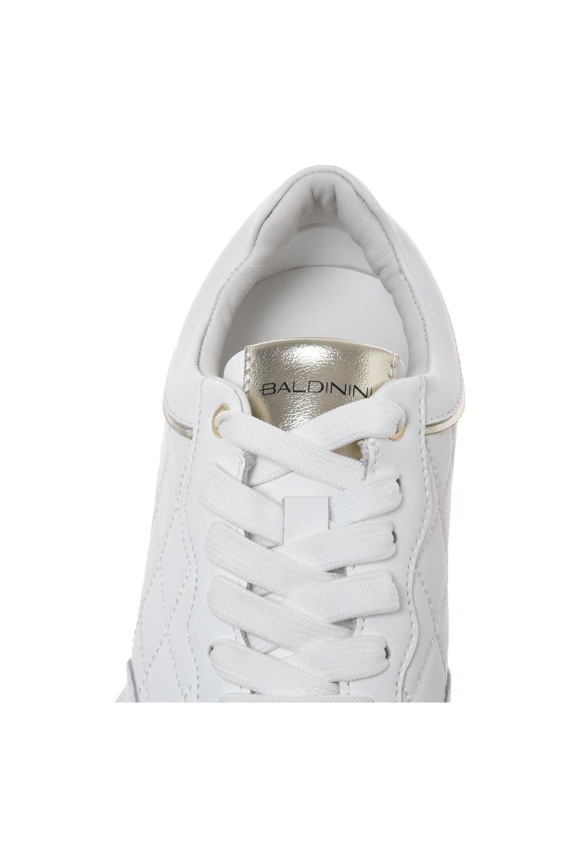 White quilted leather sneaker-Sneaker-Baldinini-OUTLET-ARCHIVIST-ARCHIVE-SALE