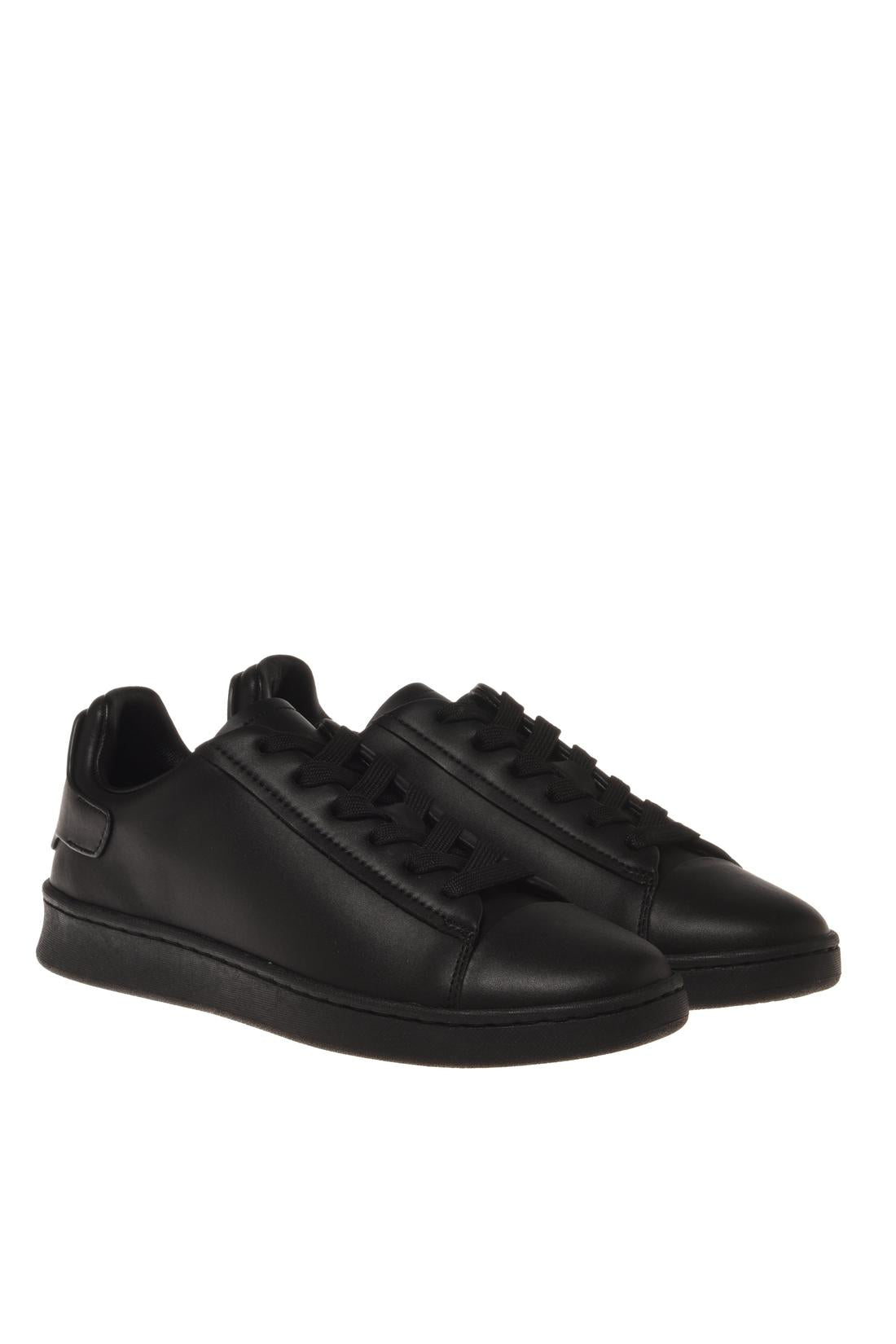 Sneaker in leather black