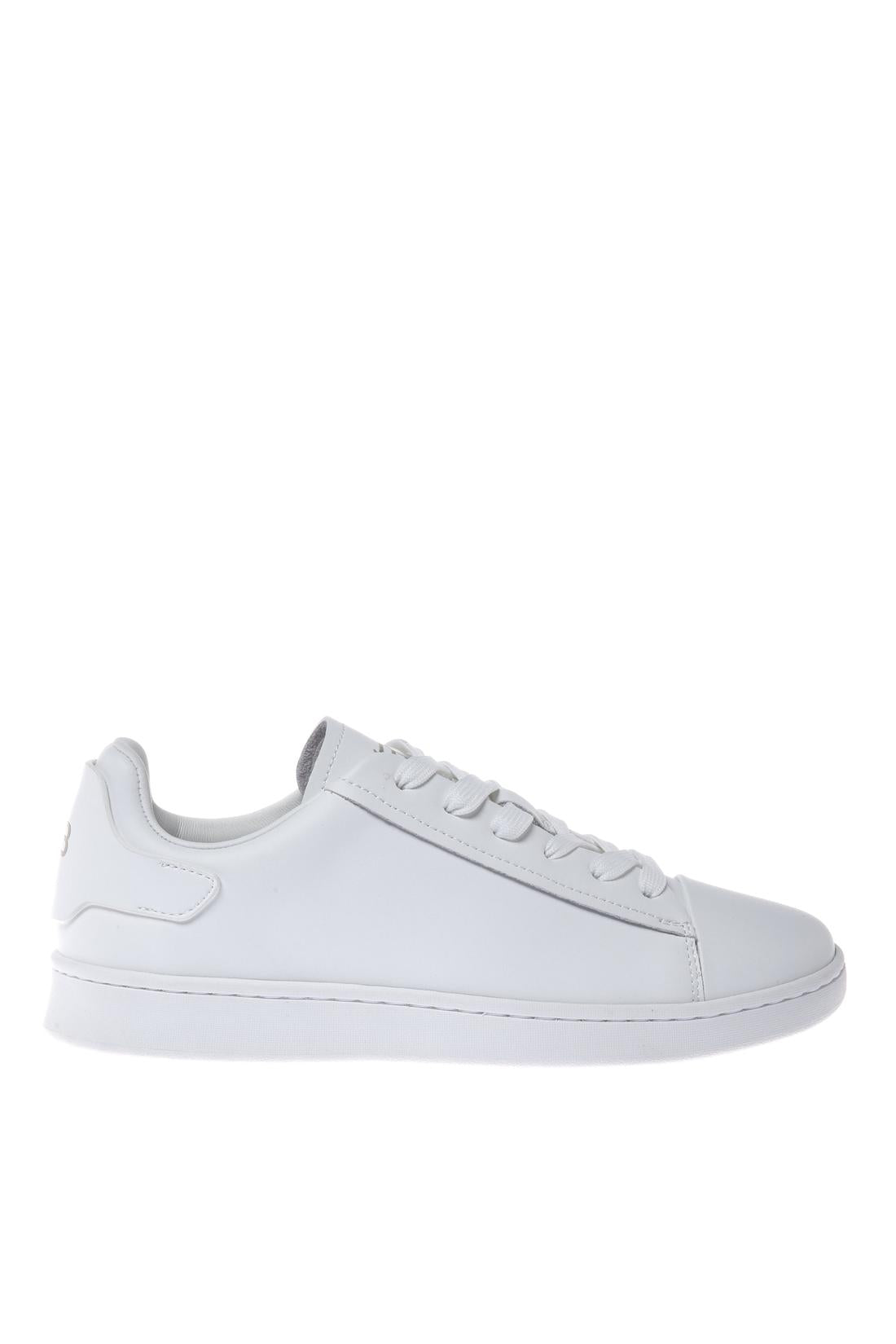 Sneaker in leather white