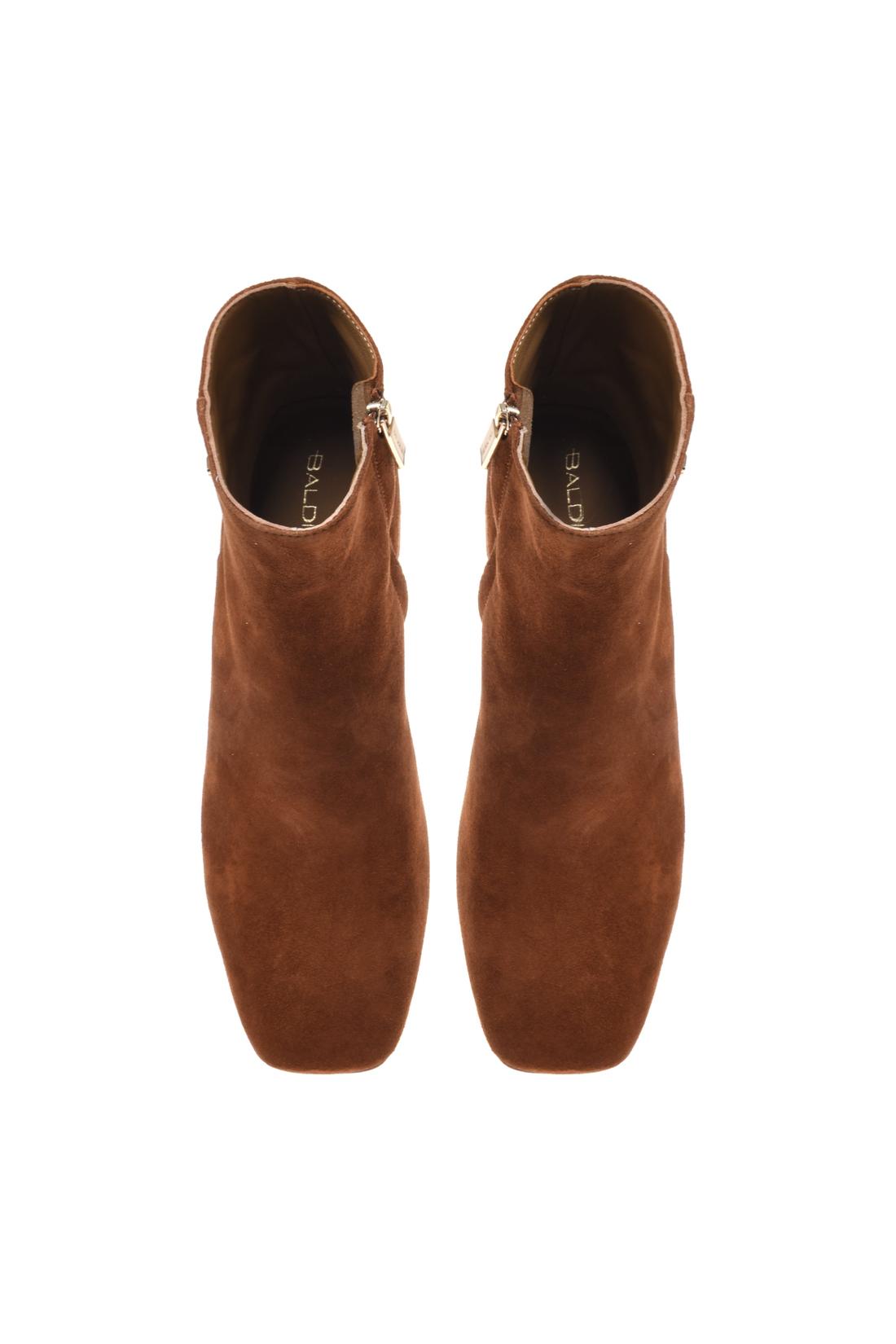 Brown suede ankle boot-Baldinini-OUTLET-ARCHIVIST-ARCHIVE-SALE