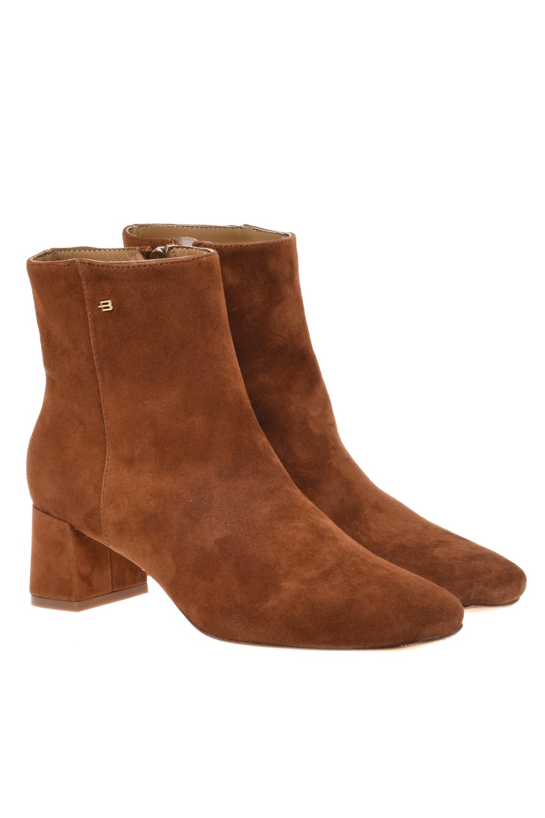Brown suede ankle boot-Baldinini-OUTLET-ARCHIVIST-ARCHIVE-SALE