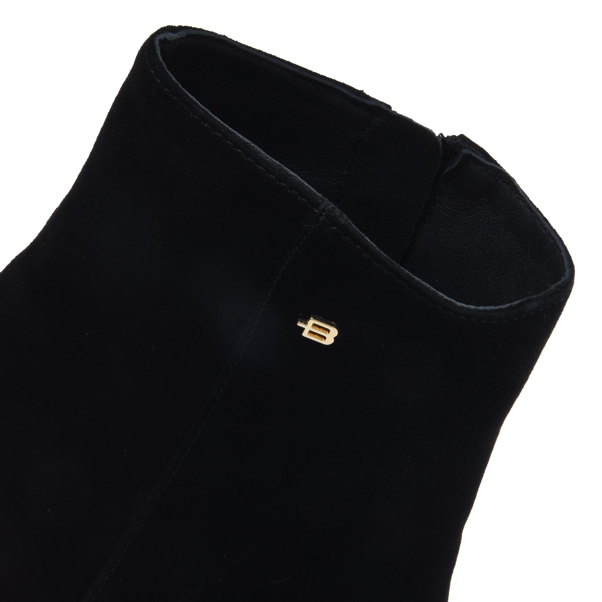 Black leather ankle boot-Baldinini-OUTLET-ARCHIVIST-ARCHIVE-SALE